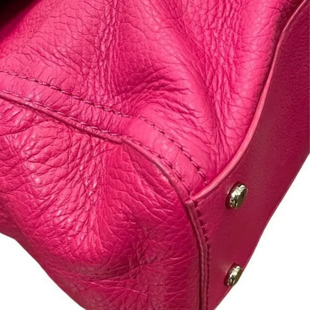 Kate Spade Pebbled Leather Pink Shoulder Crossbody Convertible/Satchel Bag